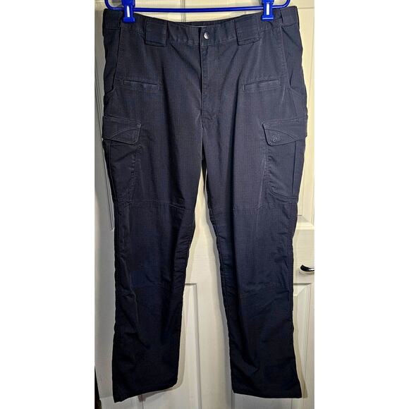 5.11 Tactical Cargo Pants – Men's 36x32, Dark Gray, Durable Utility Workwear - Picture 1 of 8